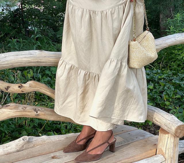Ginay Dk Brown Suede Heel