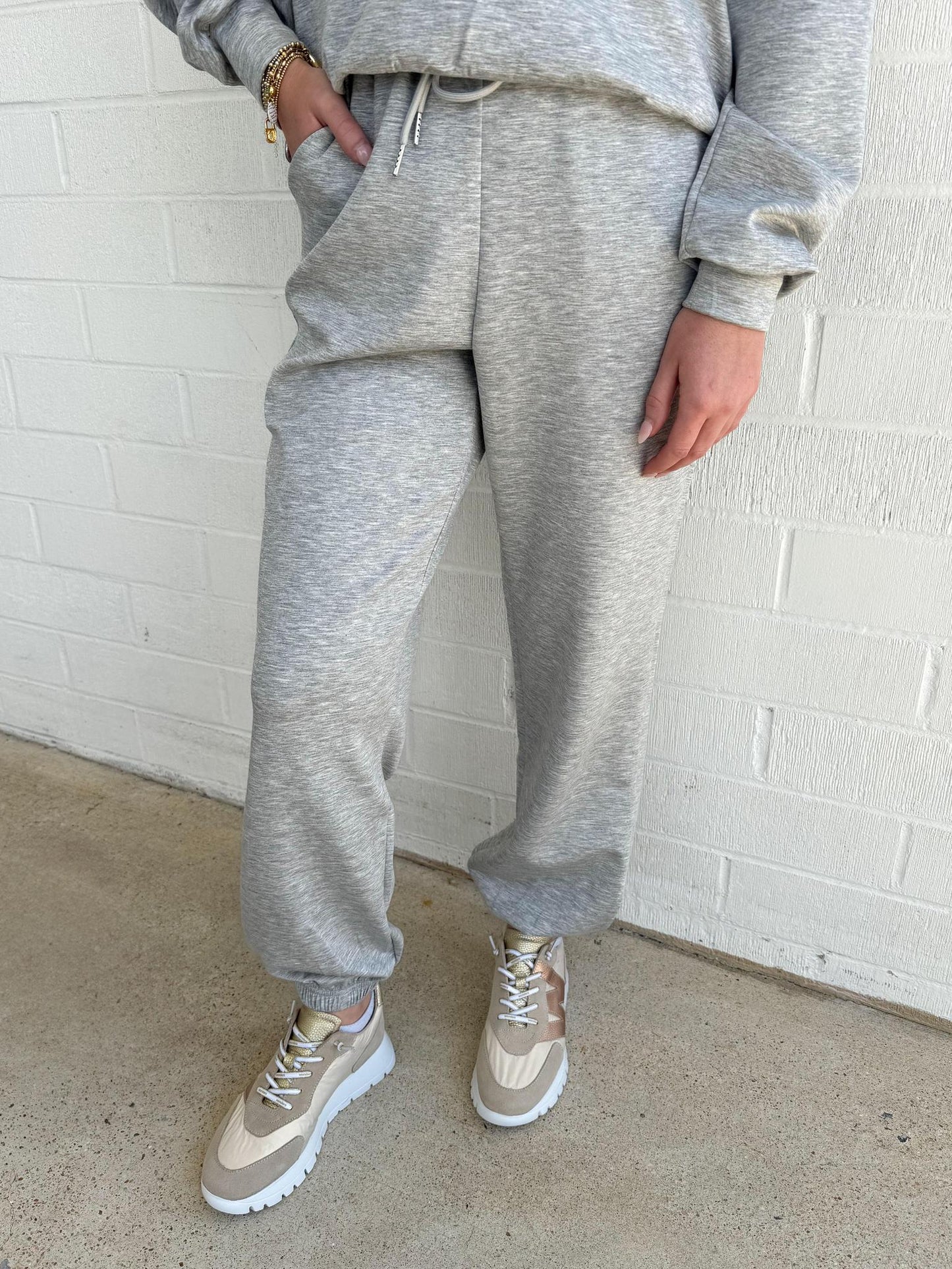 Scuba Pant Set- Gray