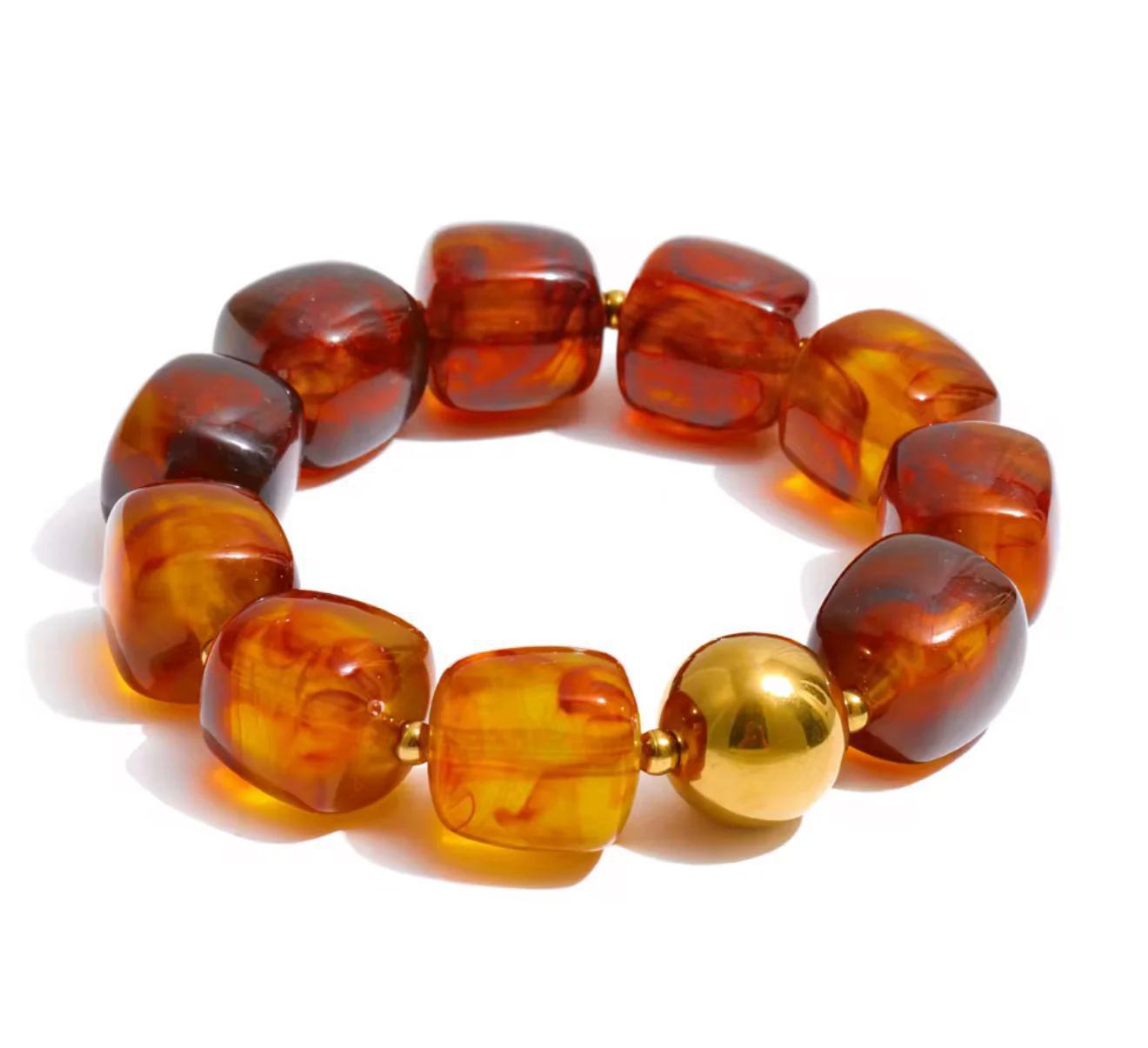 Kristalize Ryan Bracelet- Brown