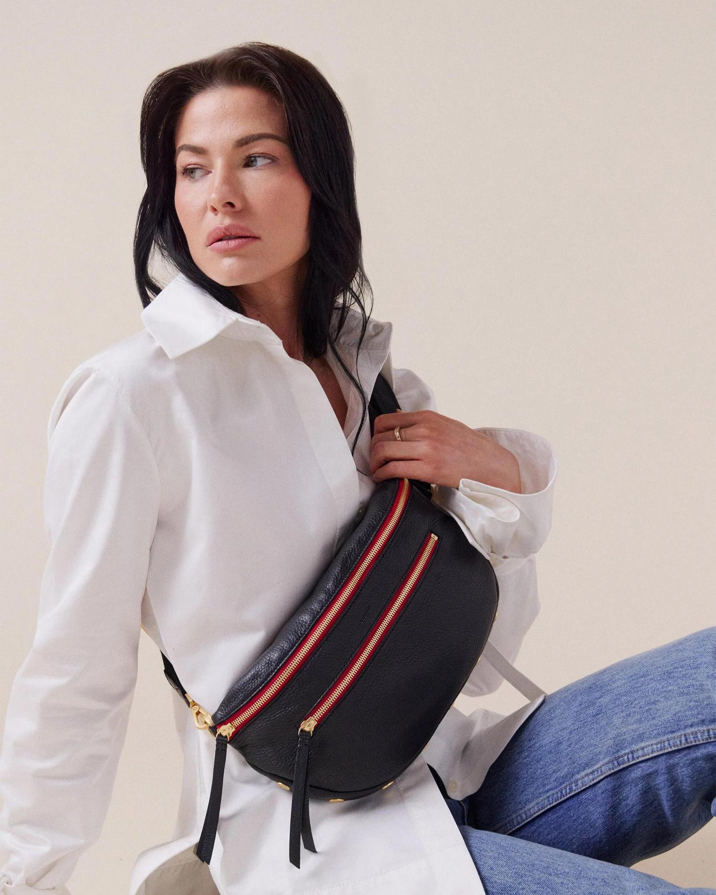 Hammitt Lg Charles Crossbody-Black