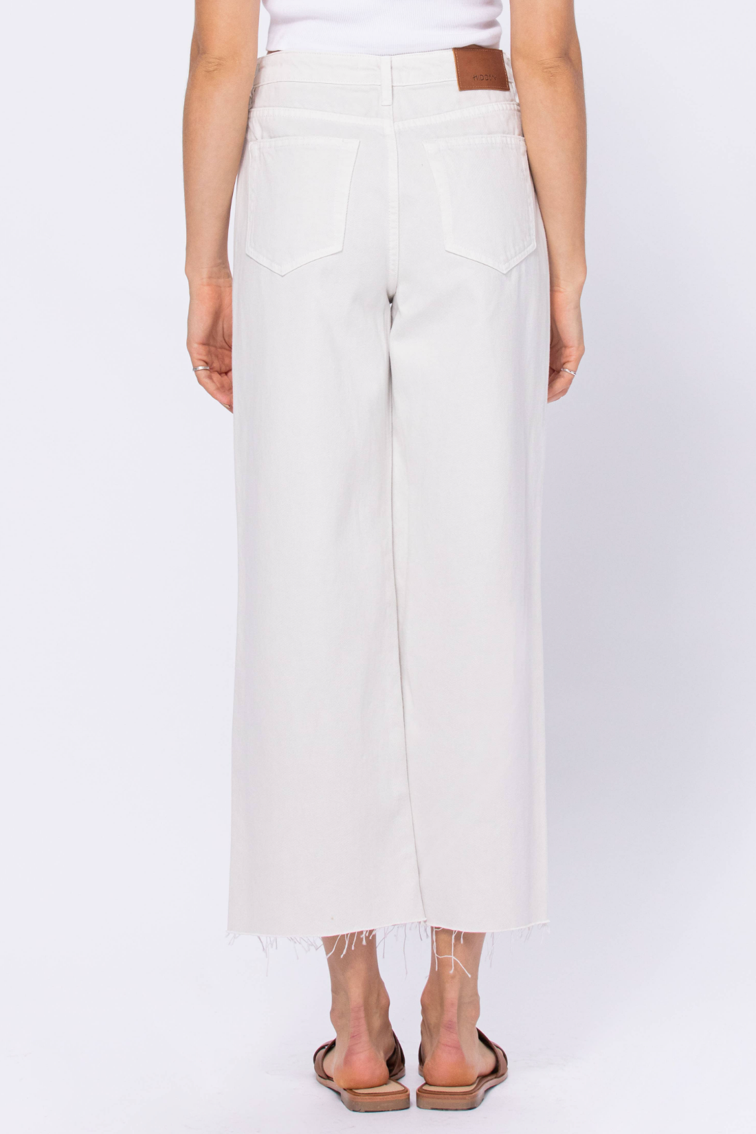 Hidden 27" Nori Wide Leg- Sea Salt