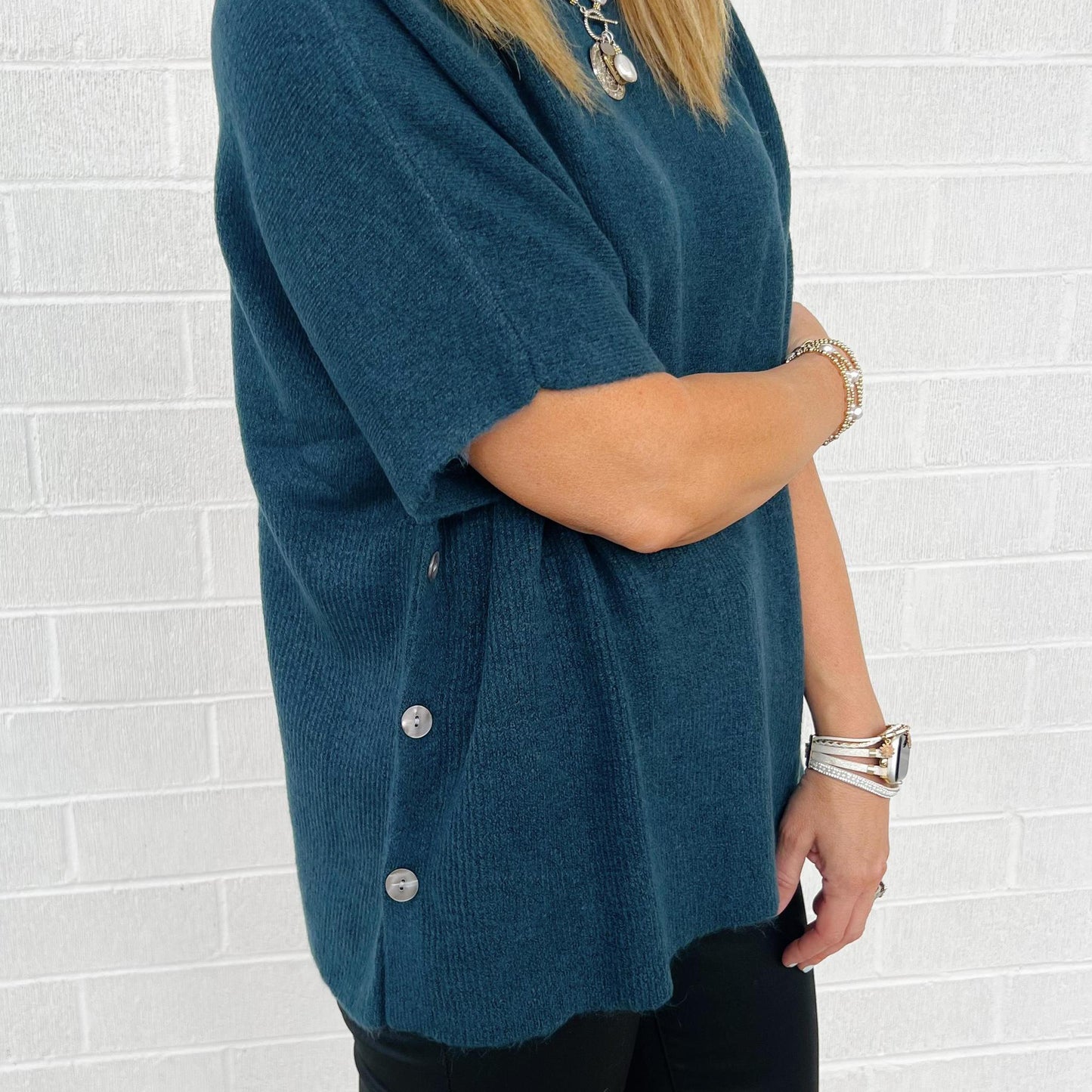 Norell Poncho- Teal