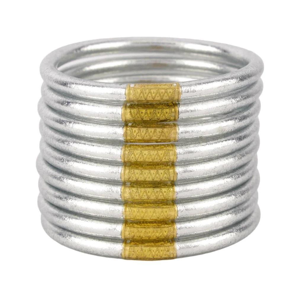 BuDhaGirl Silver Bangles