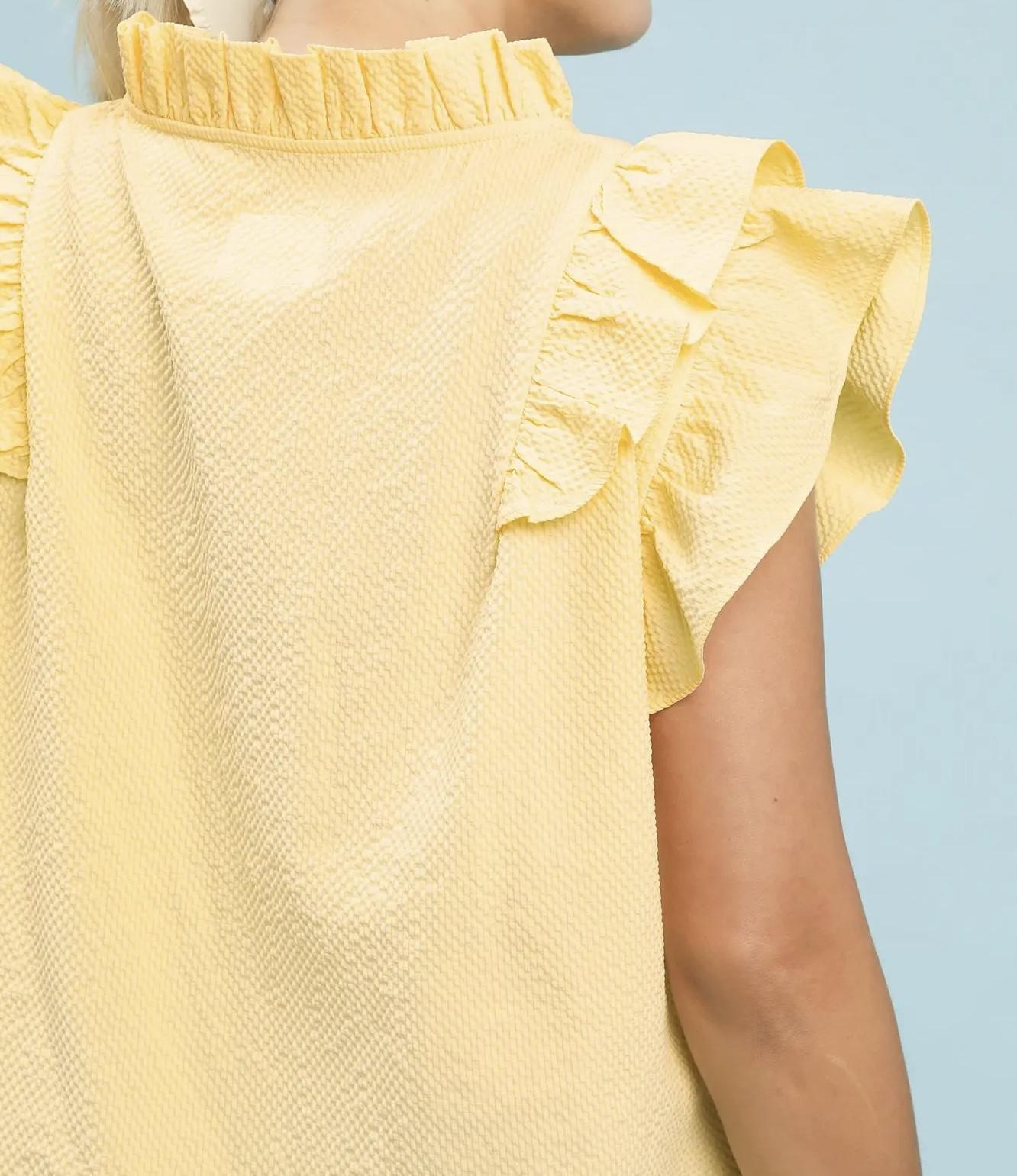 Ruffle Sleeve Top