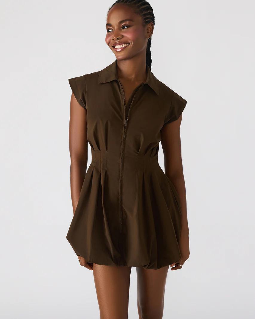 Steve Madden Dyanne Dress- Espresso