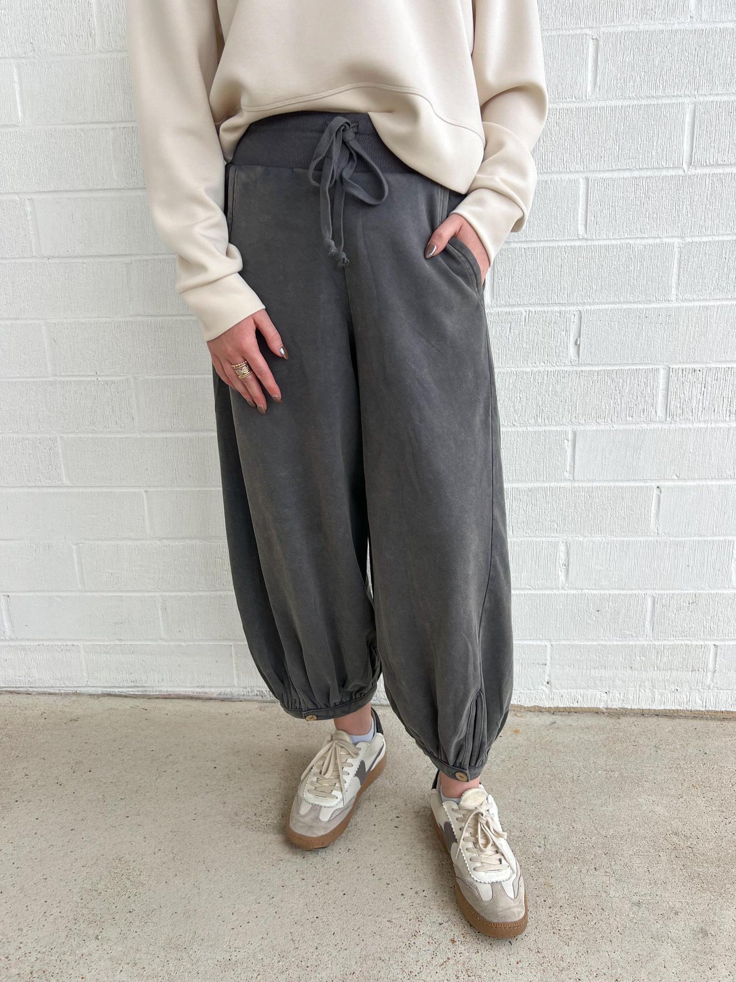 Bubble Pant- Charcoal