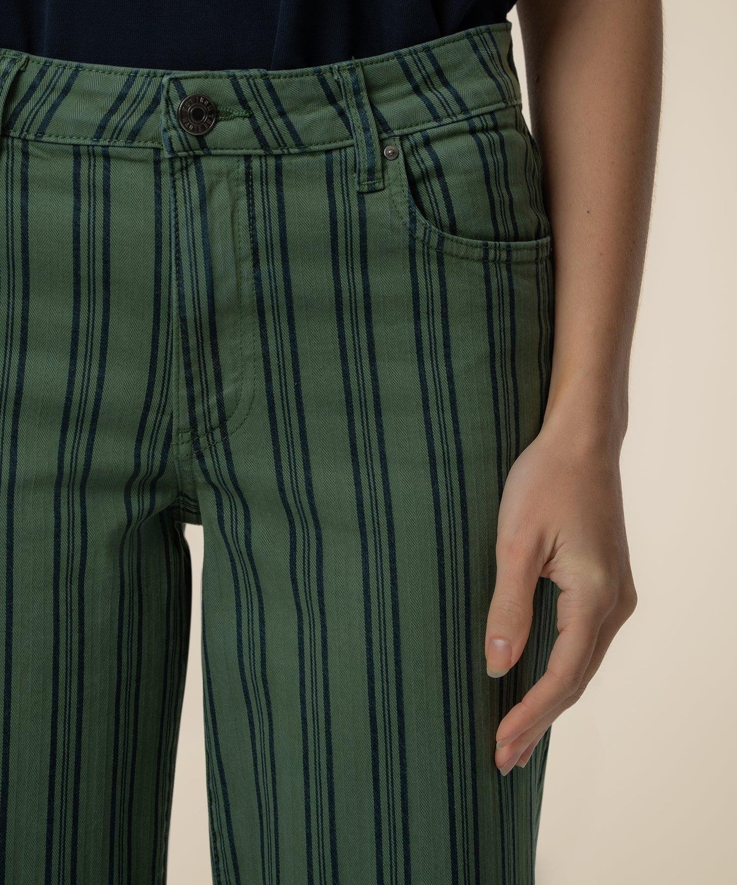 KUT Charlotte Denim-Matcha