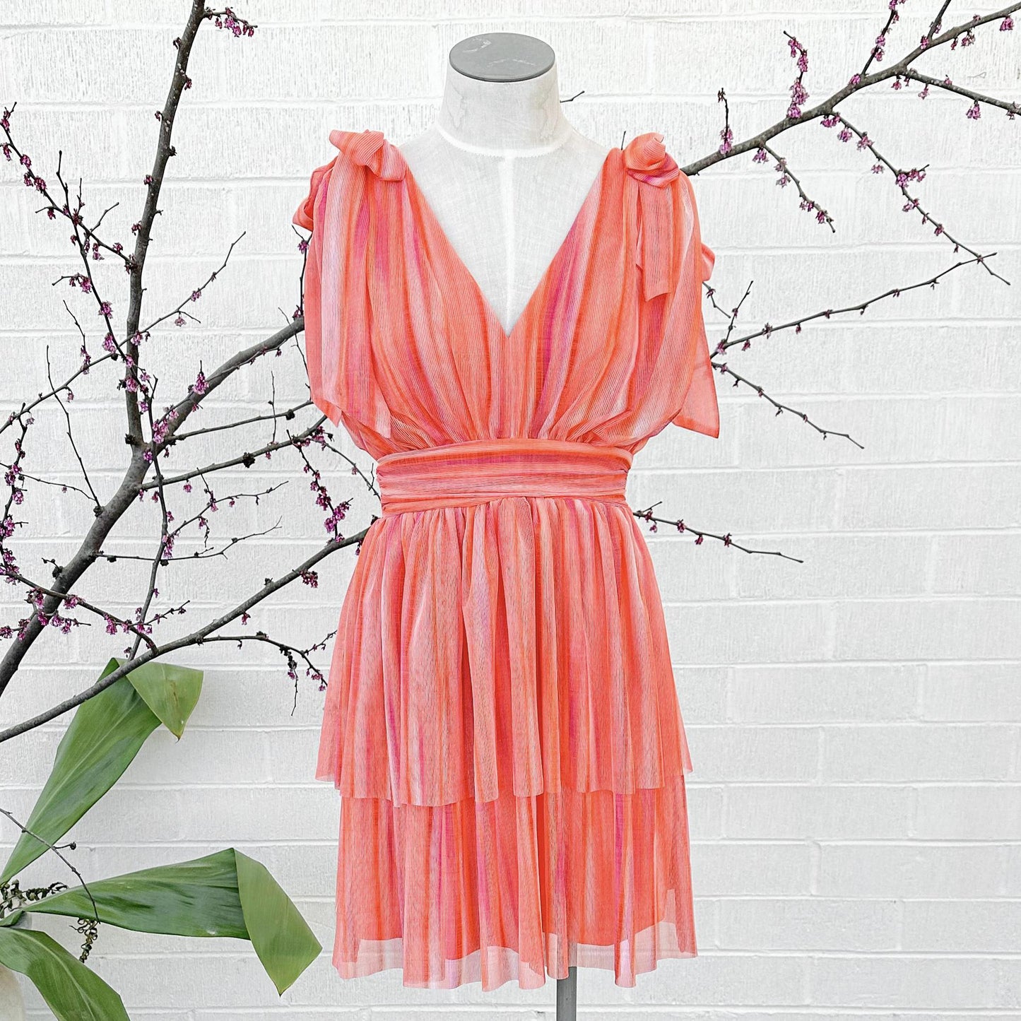 Stripe Ombre Mini Dress