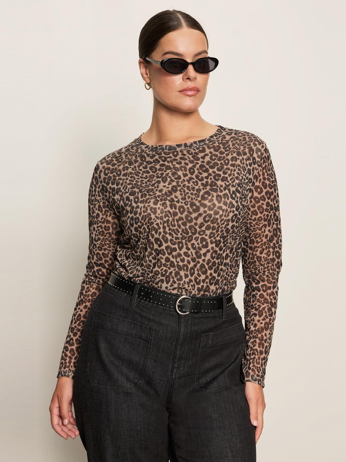 Perfect Mesh Tee- French Kitty