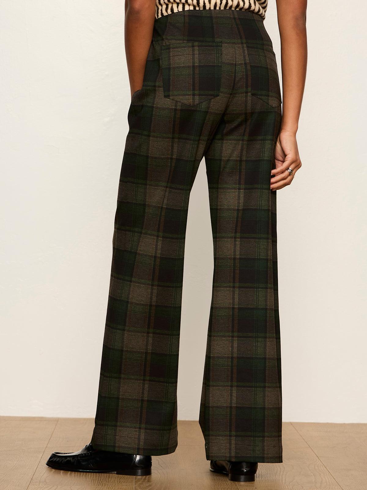 Relay Pull On Pant- Kalamata Plaid