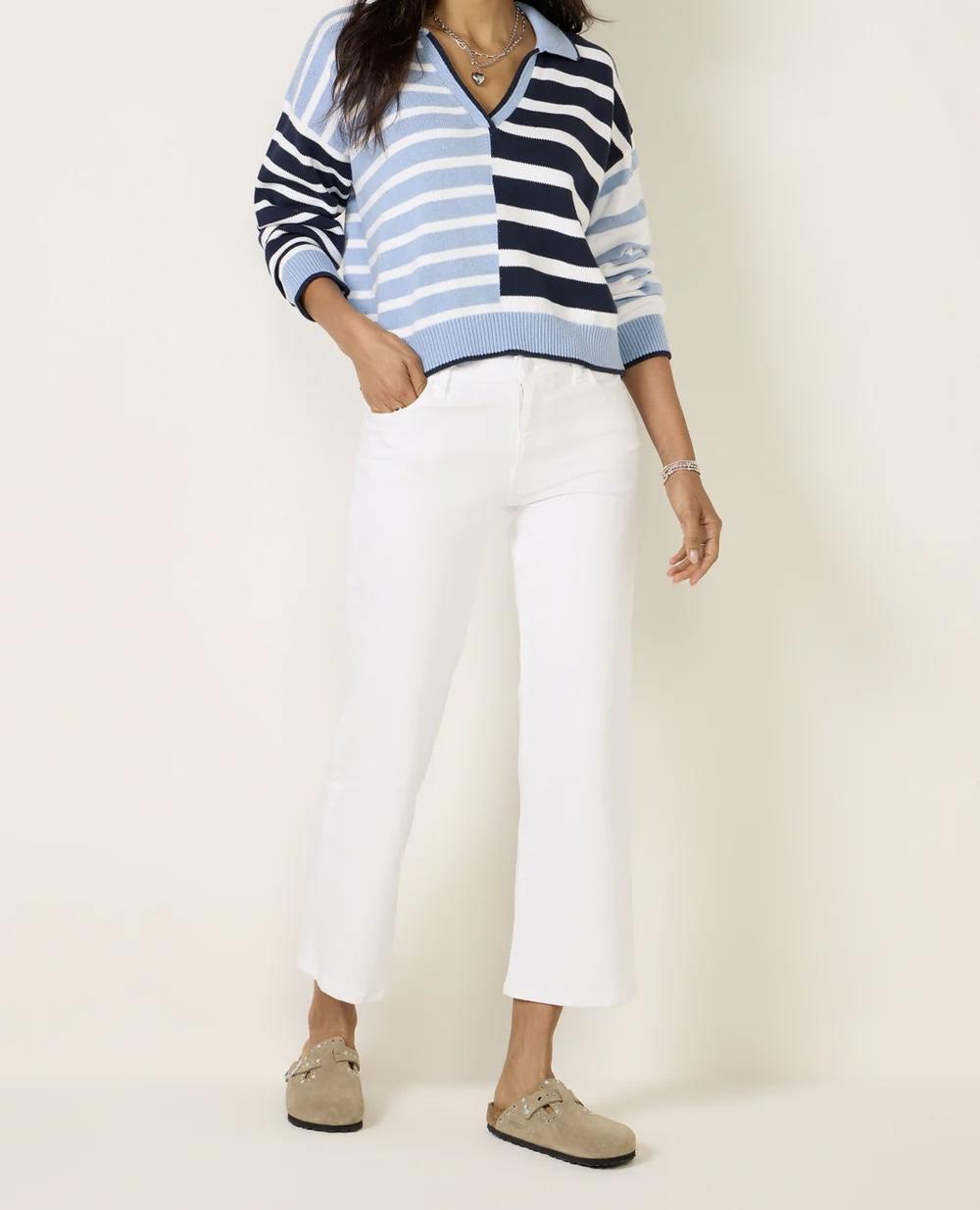 KUT Avery Denim- White