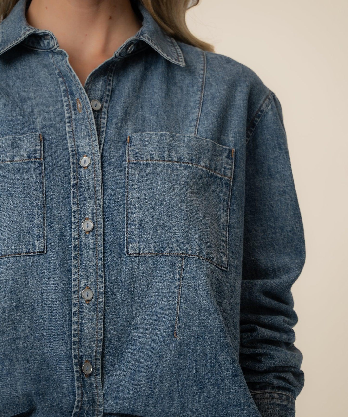 KUT Harley Denim Top