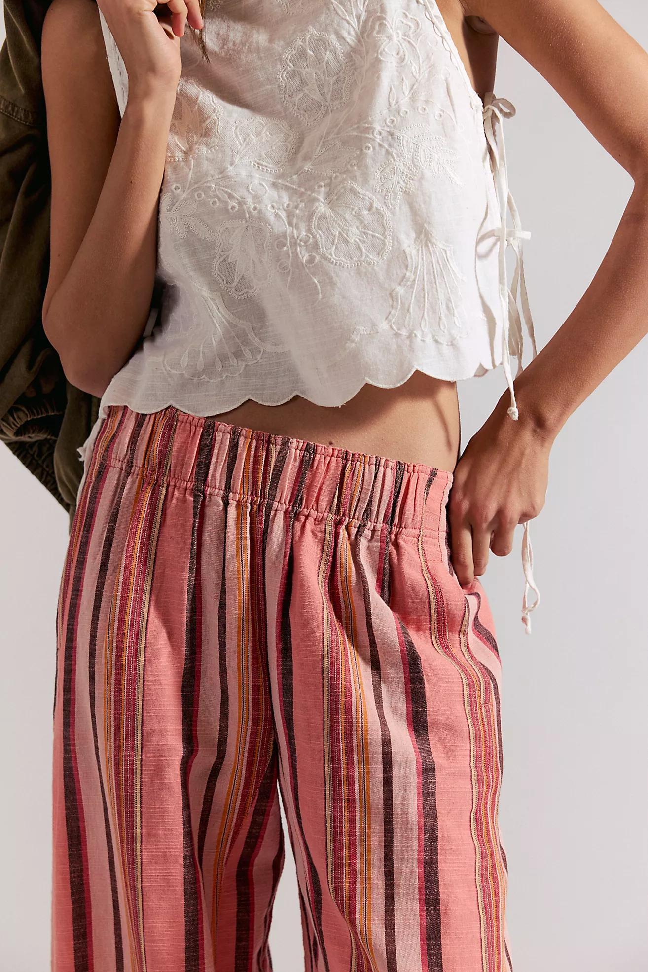Days End Linen Stripe Pant