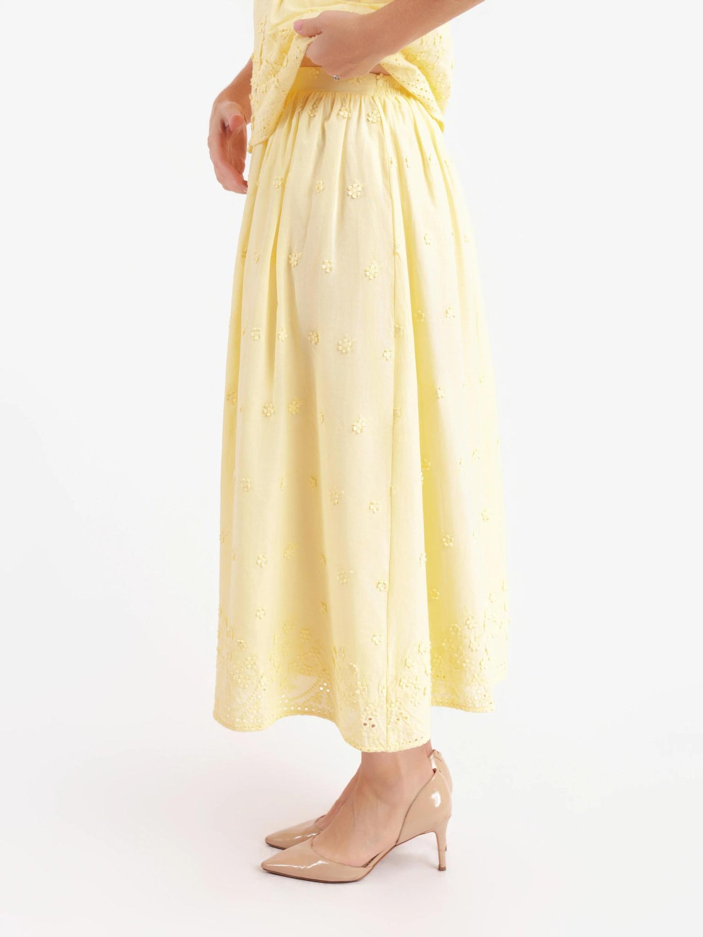 Beachglass Embroidered Skirt