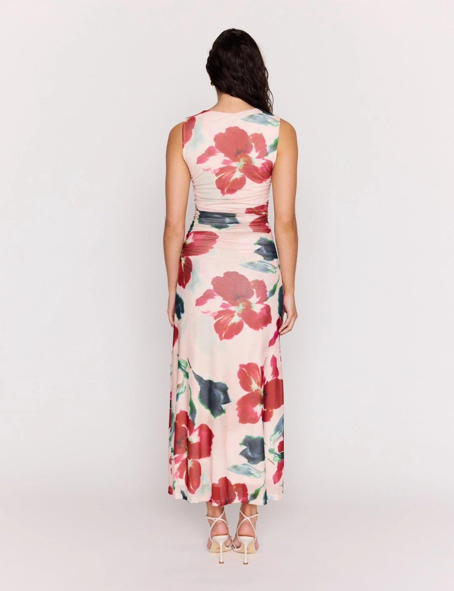 Arabella Mesh Midi Dress