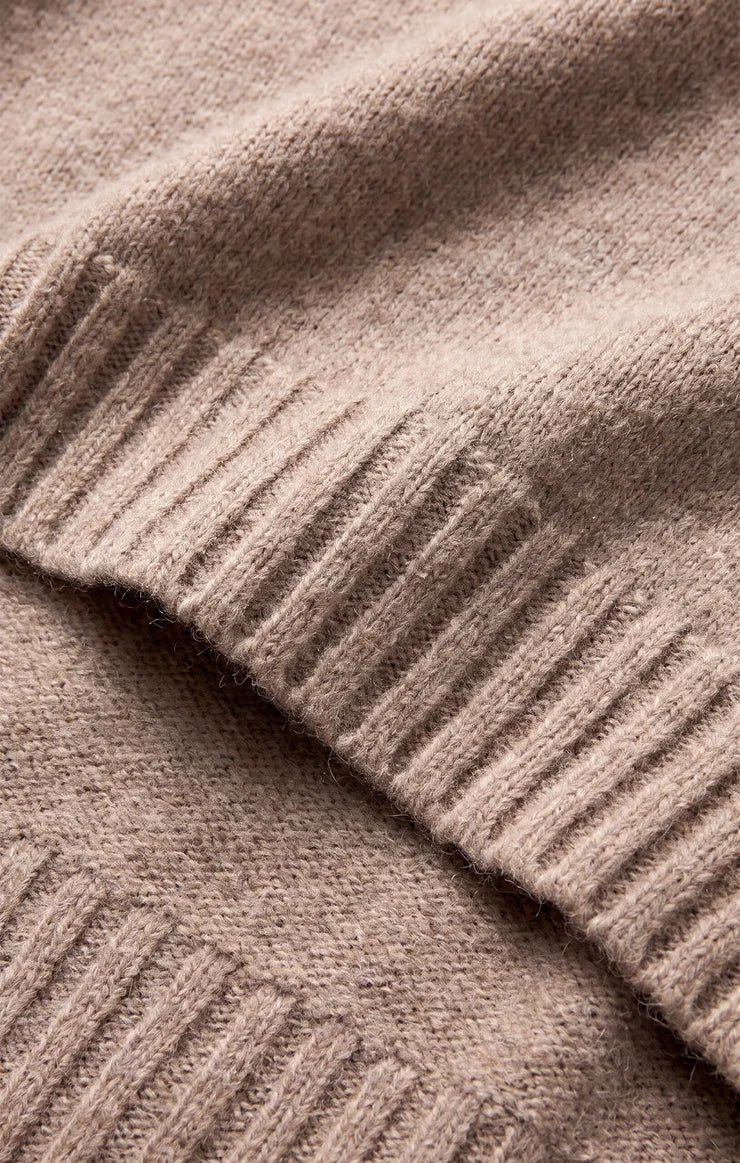 Eastwell Pullover Sweater- Heather Ash