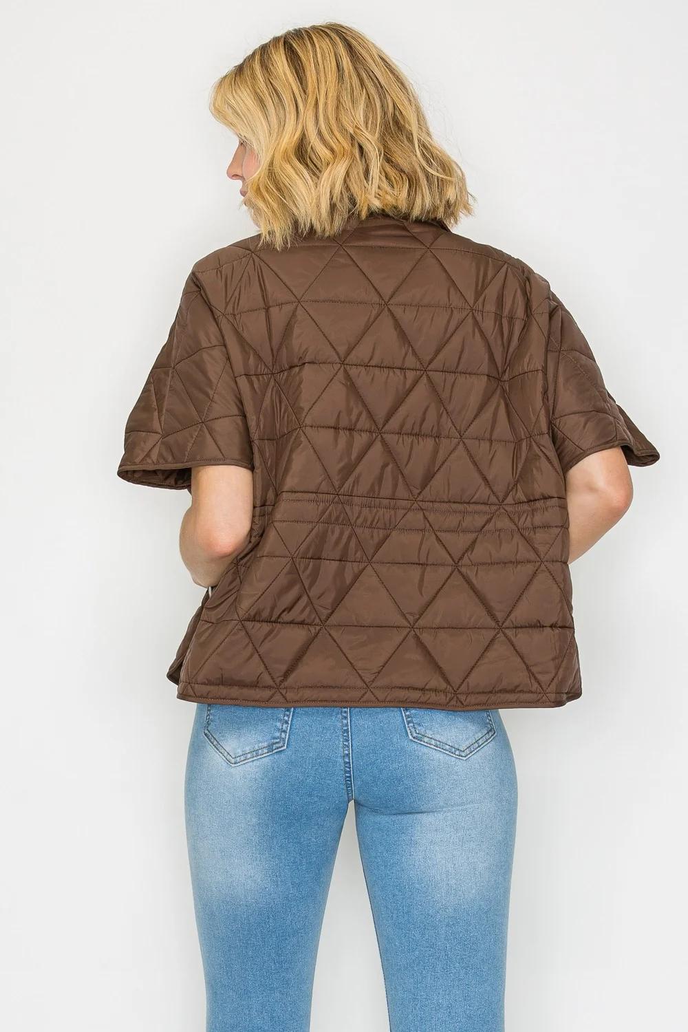 Jamel Puffer Jacket- Umber