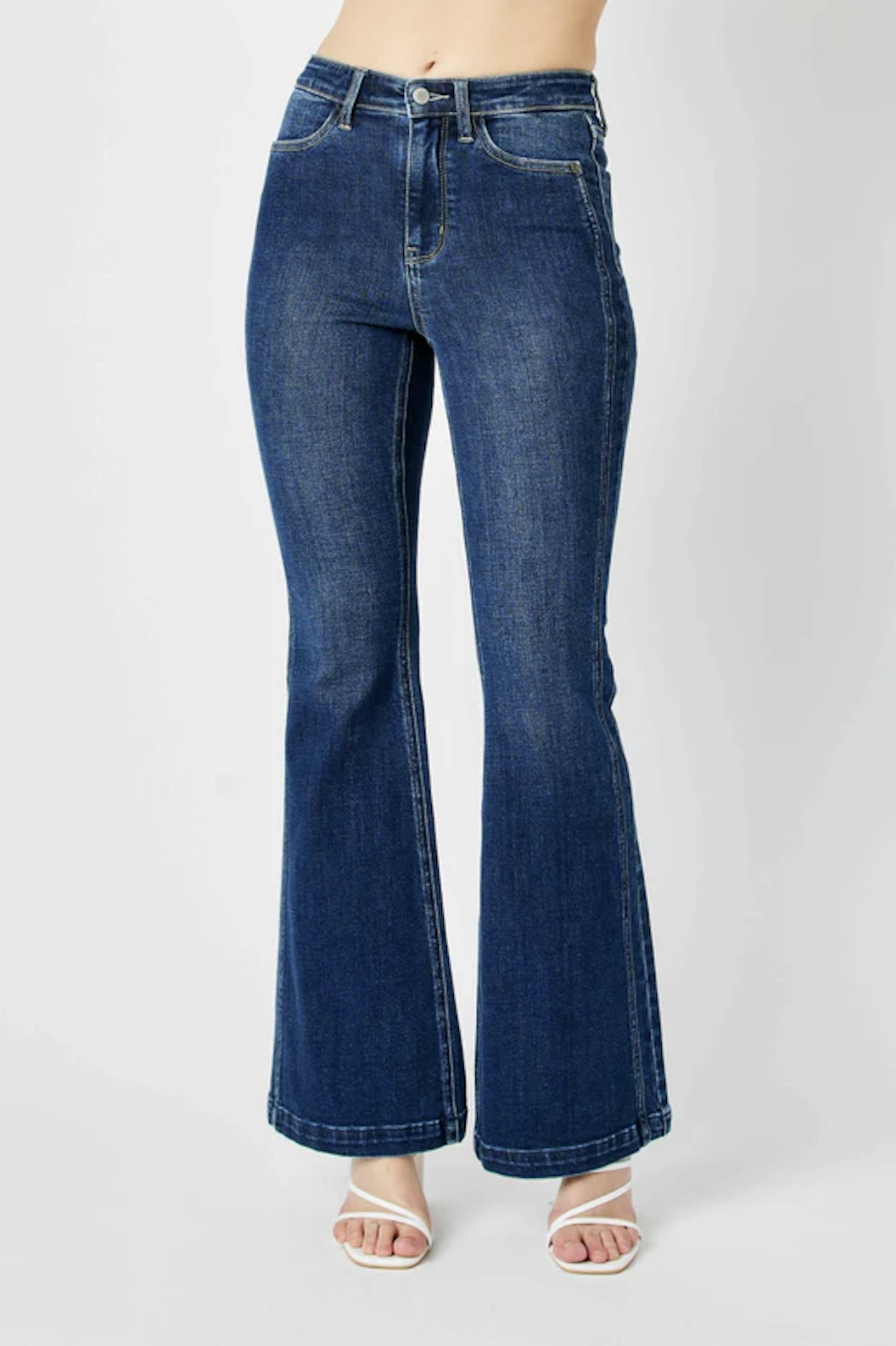 Judy Blue Angled Flare Denim