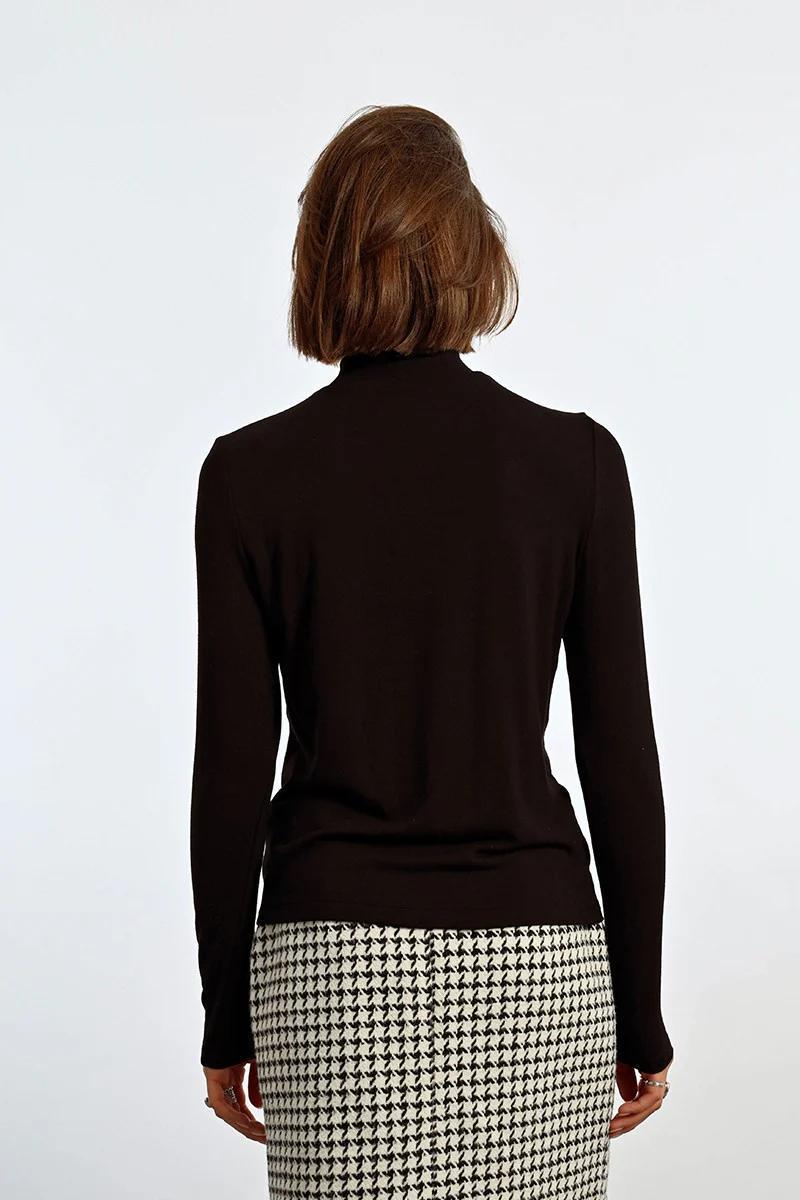 Mock Layer Top- Black