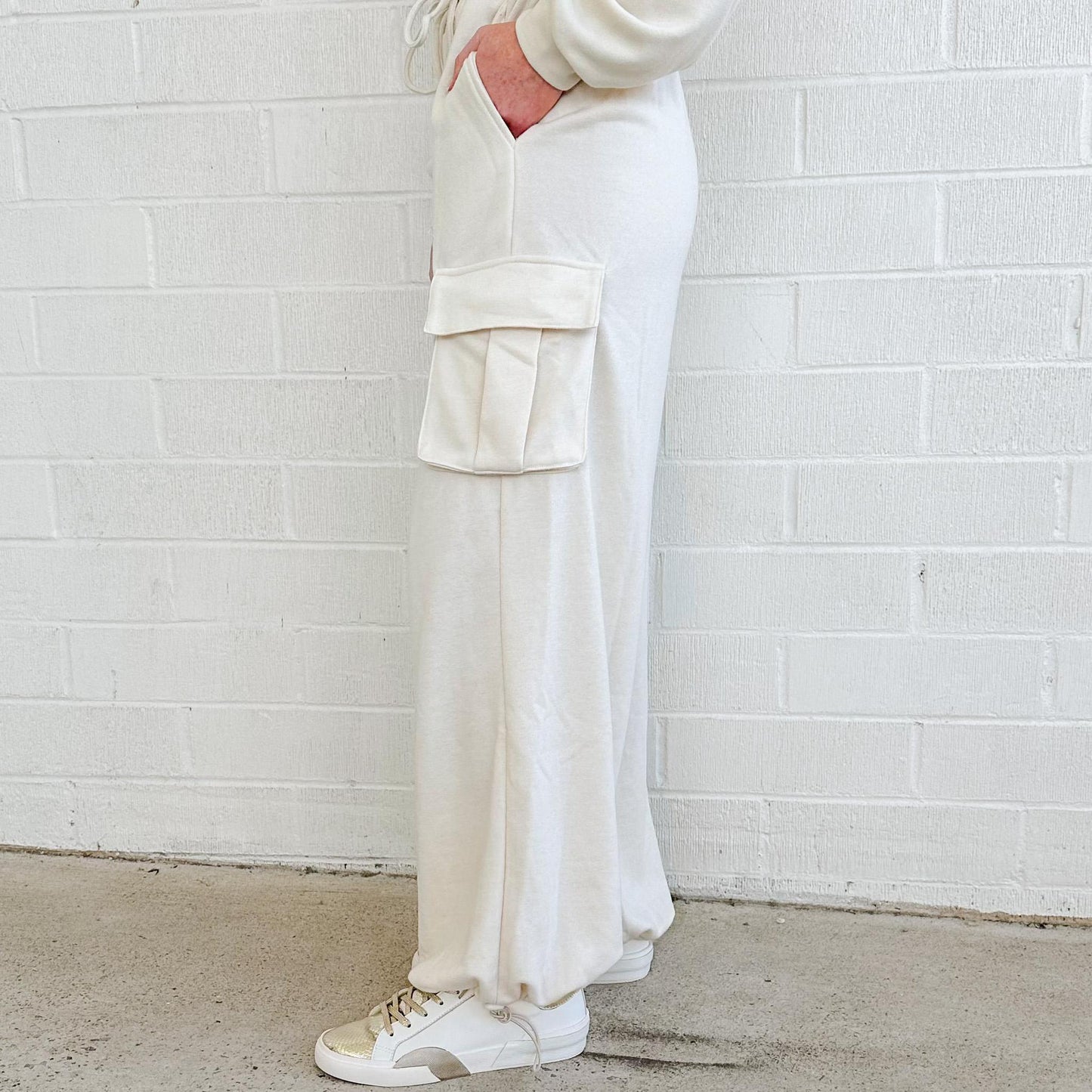 Terry Cargo Jumpsuit