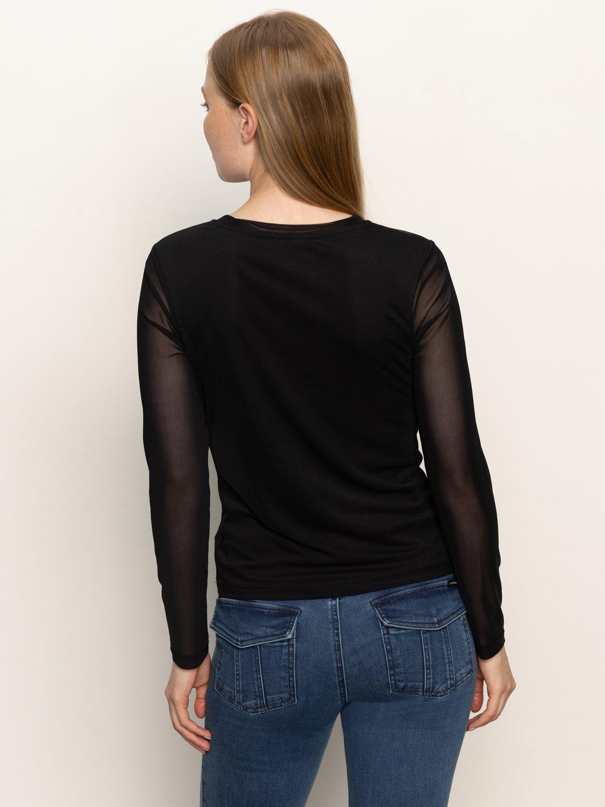 Sanctuary Perfect Mesh Tee- Black