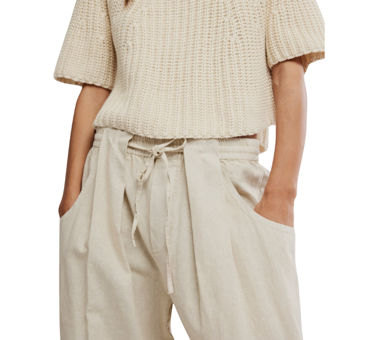 Free People Chambers Pull On Pant- Sand