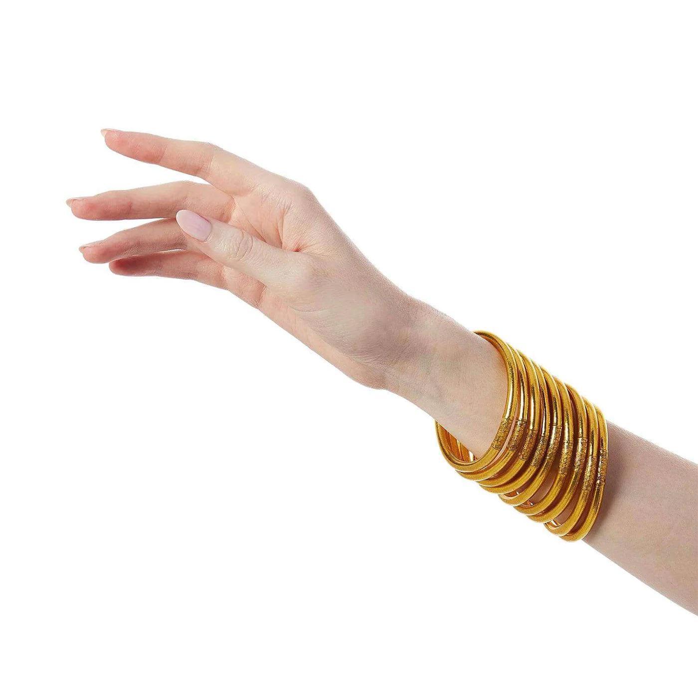 BuDhaGirl Gold Bangles