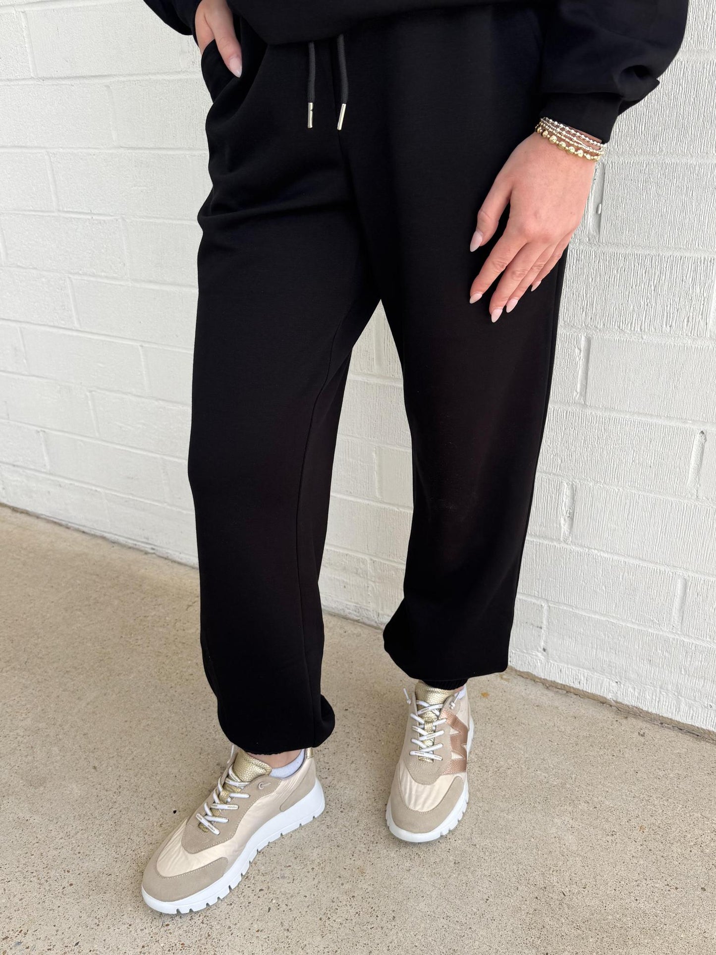Scuba Pant Set- Black