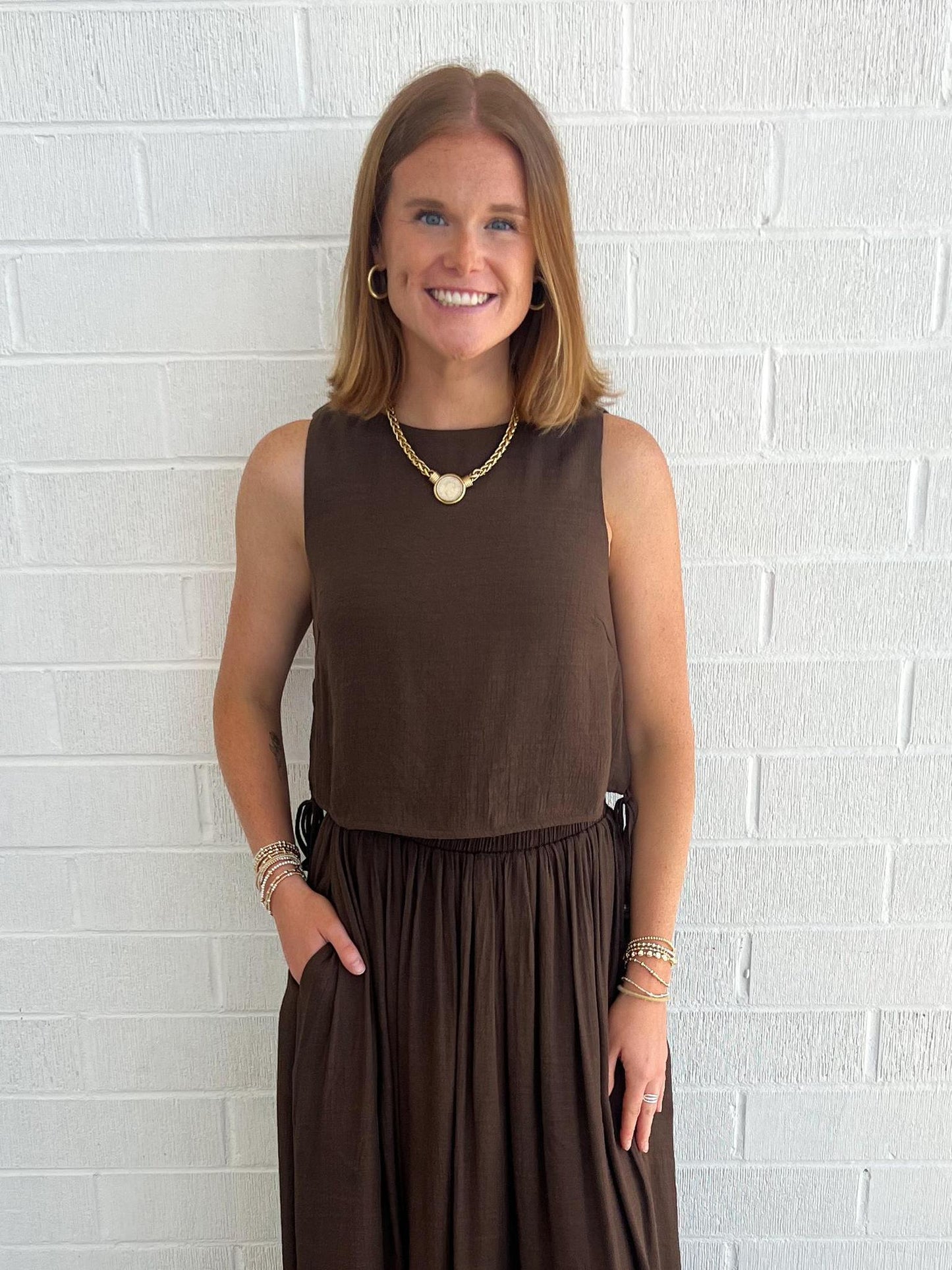 Marie Side Tie Top