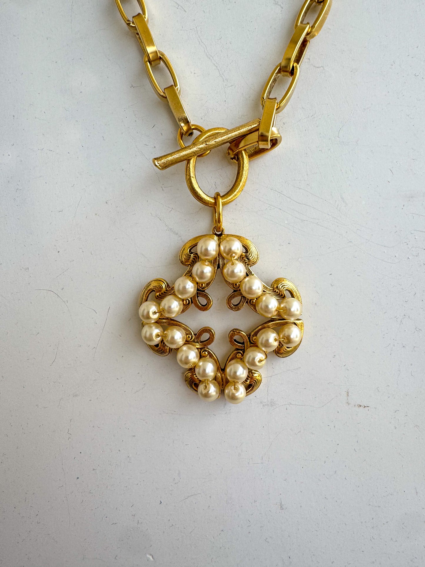 Pearl Filigree Necklace