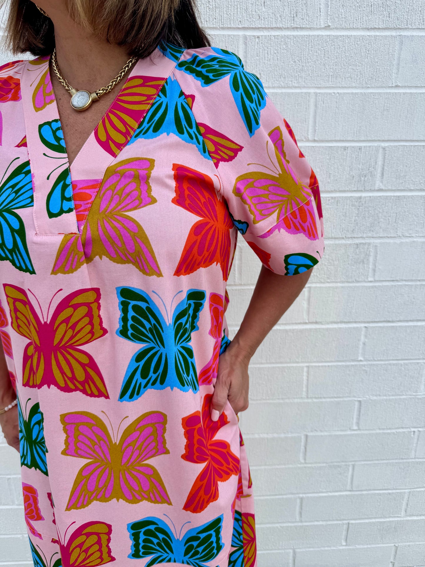 Butterfly Shift Dress