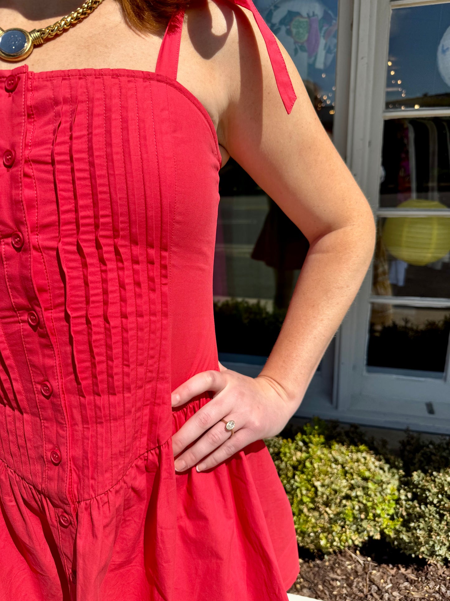 Canyon Tie Mini Dress