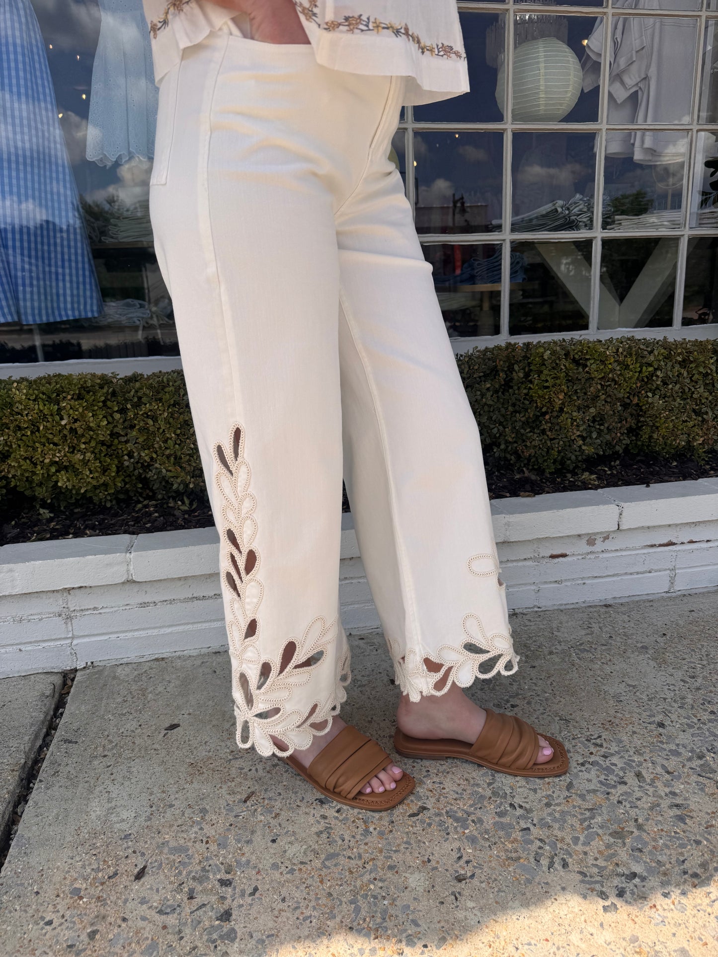 Audrey Wide Leg- Lace