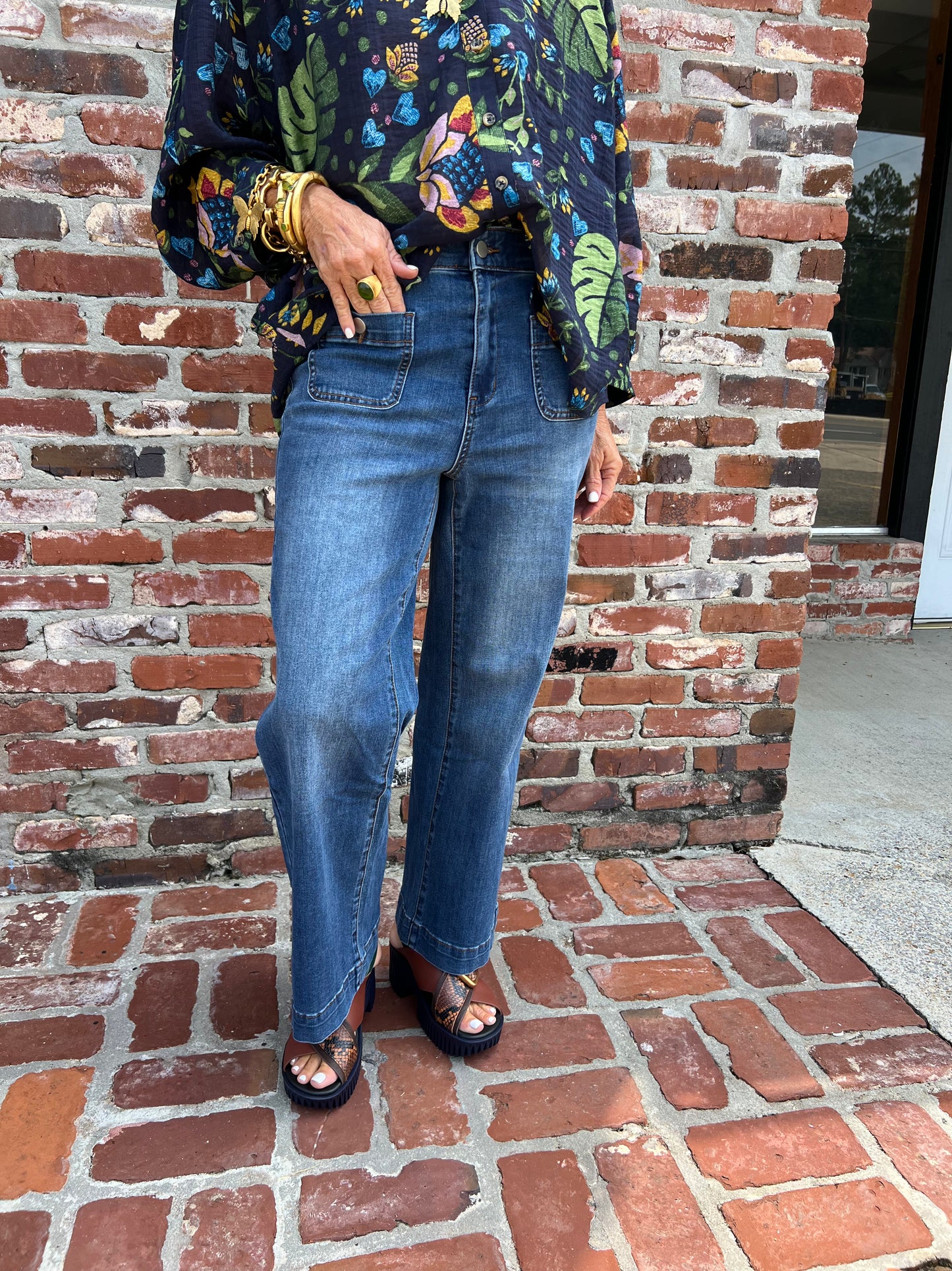 Sophia Straight Denim- Dusk