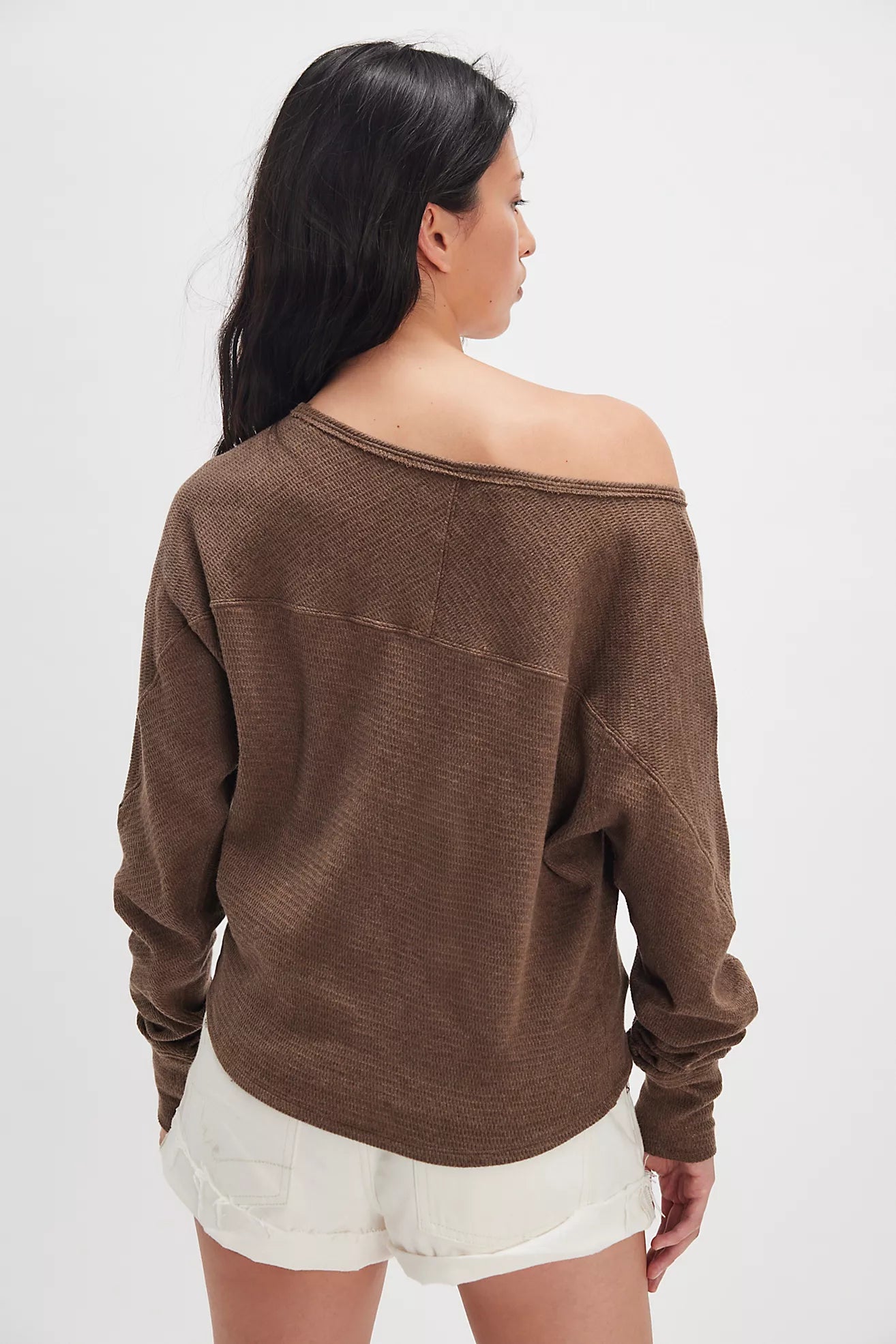 Free People Jess Long Sleeve- coco