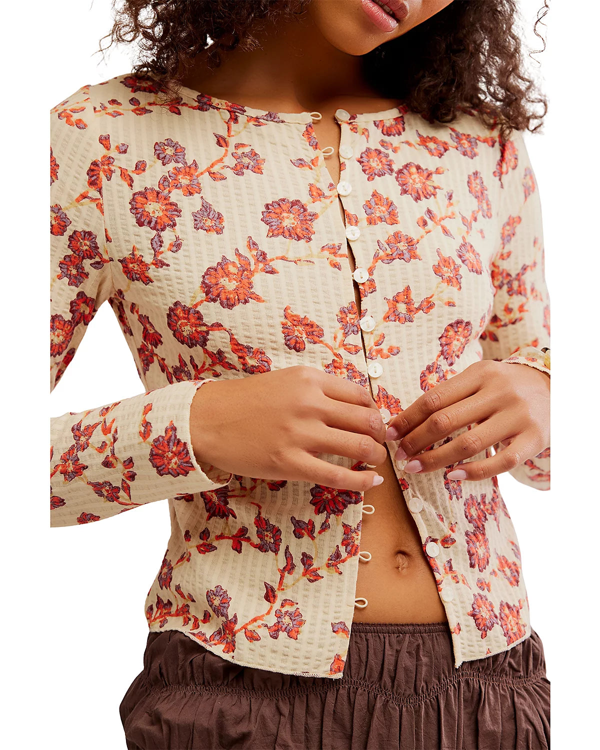 Free People Tilly Long Sleeve - Tea Combo