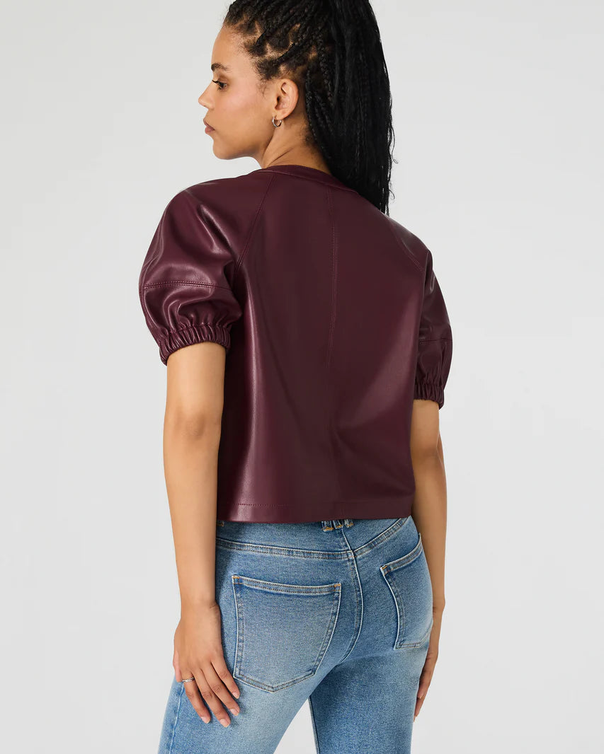 Steve Madden Roxanne Top- Wine