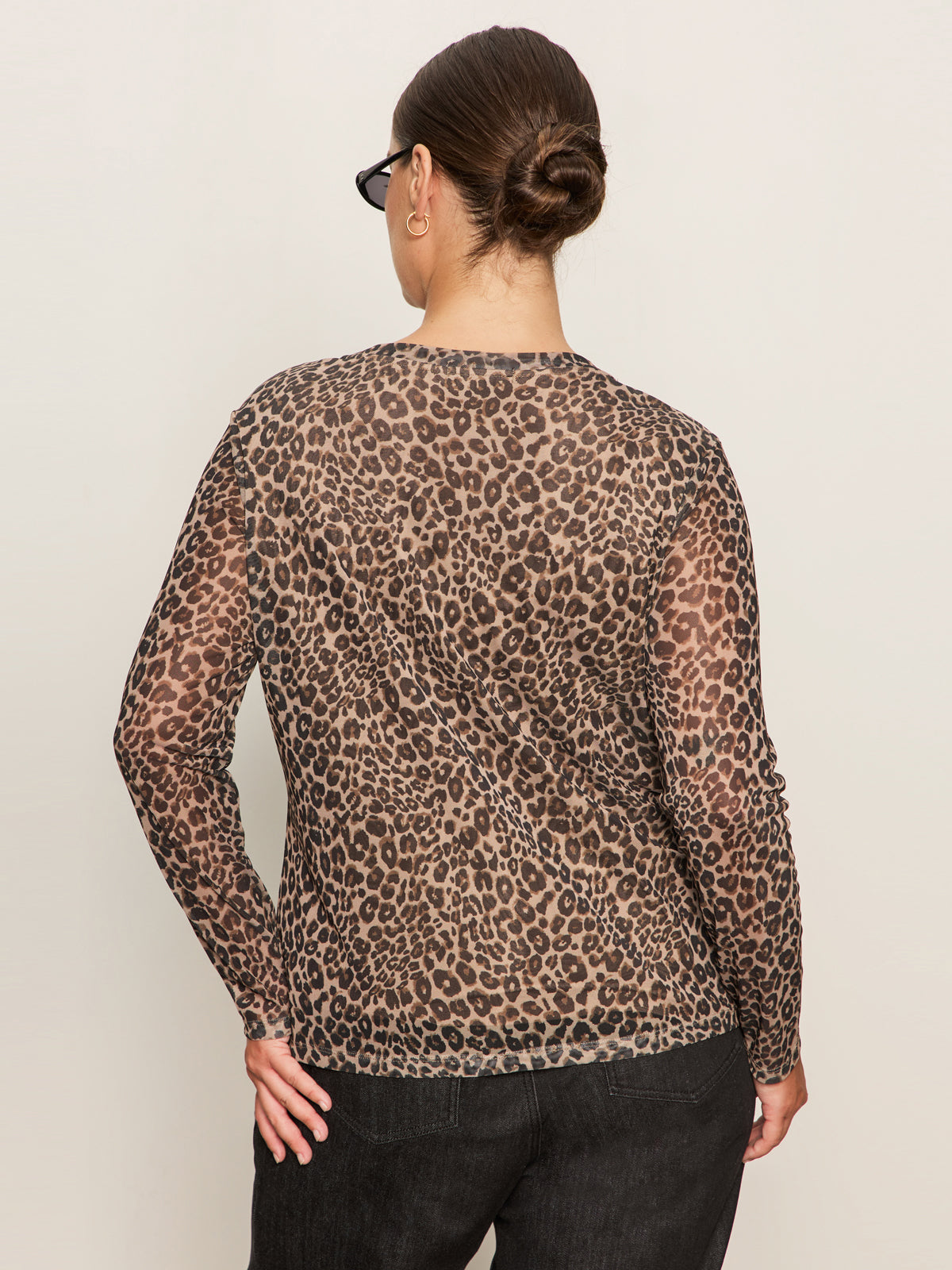 Perfect Mesh Tee- French Kitty