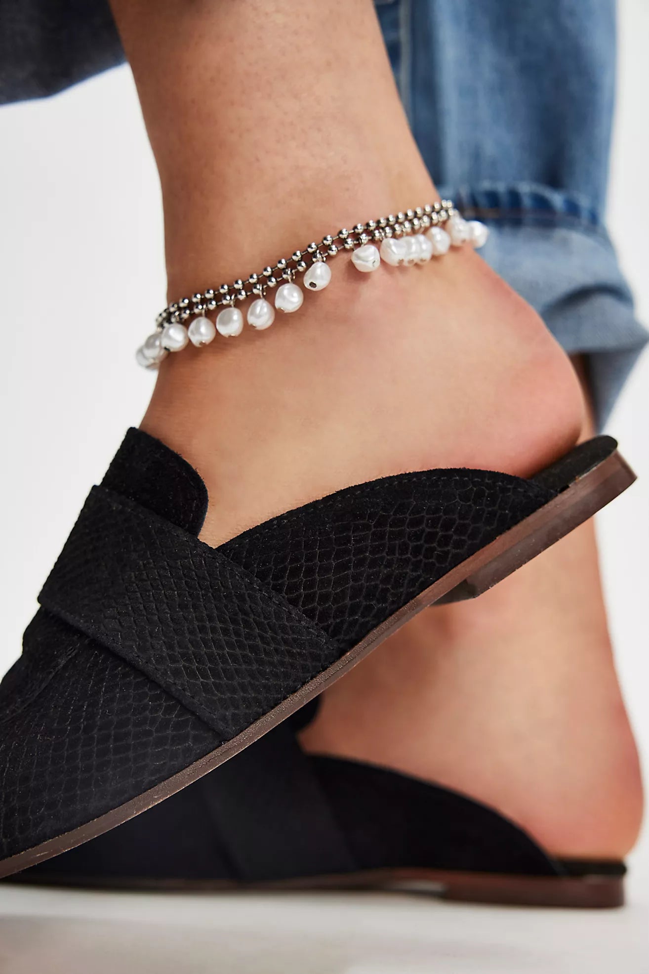 Free People At Ease Loafer- Black Suede