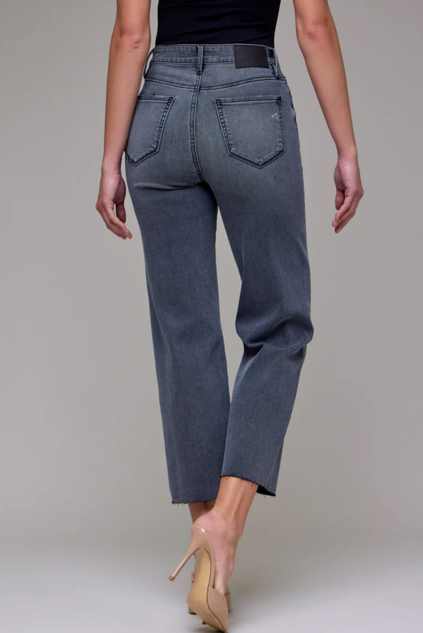 Hidden 27" Tracey Straight Denim-Grey