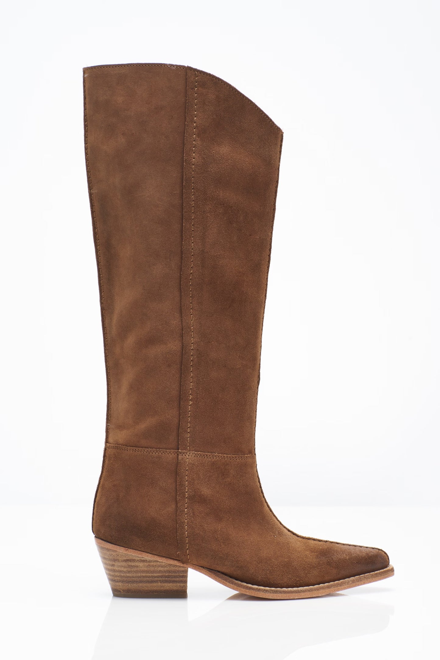 Free People Sway Low Slouch Boot- Tan