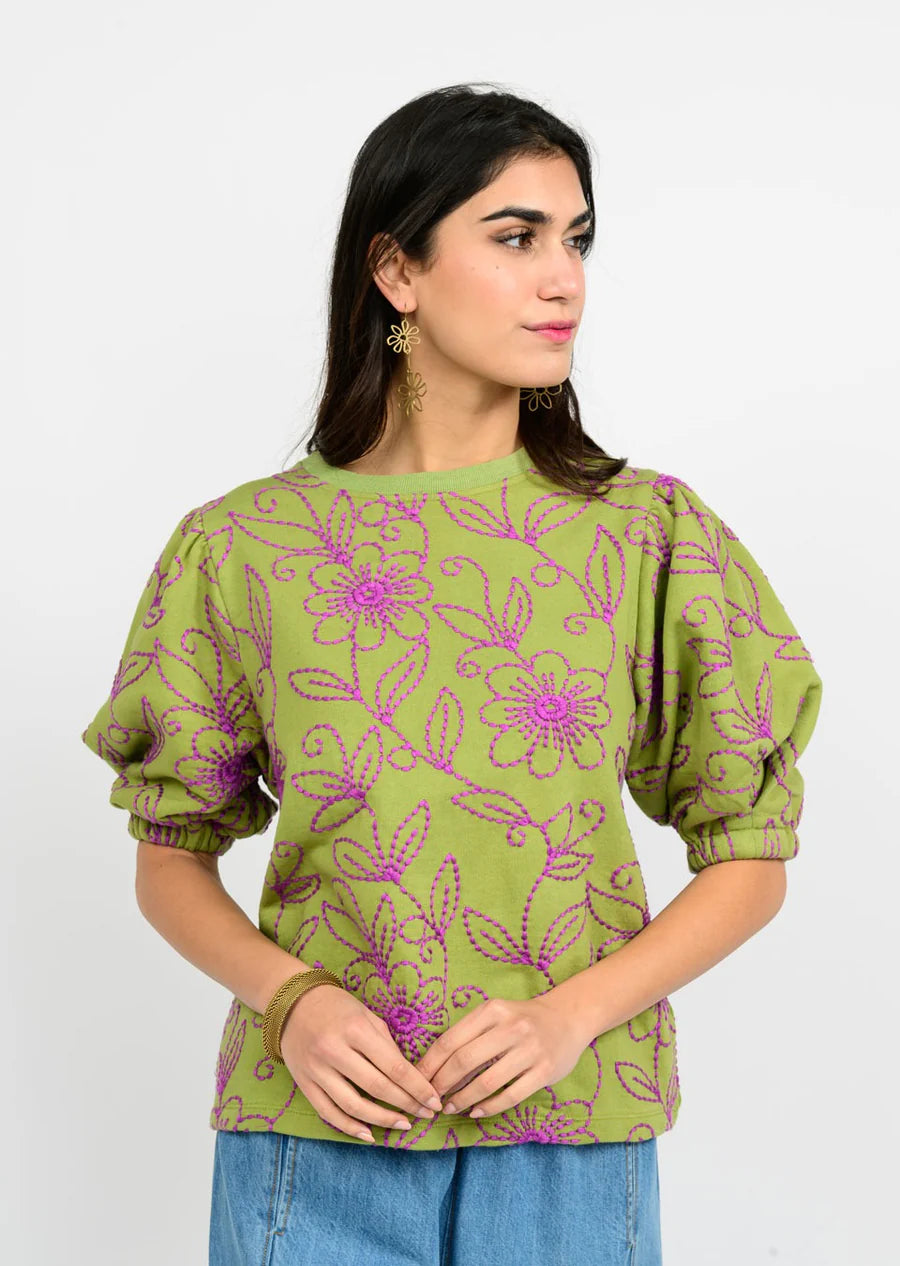 Ivy Jane Floral Vines Top