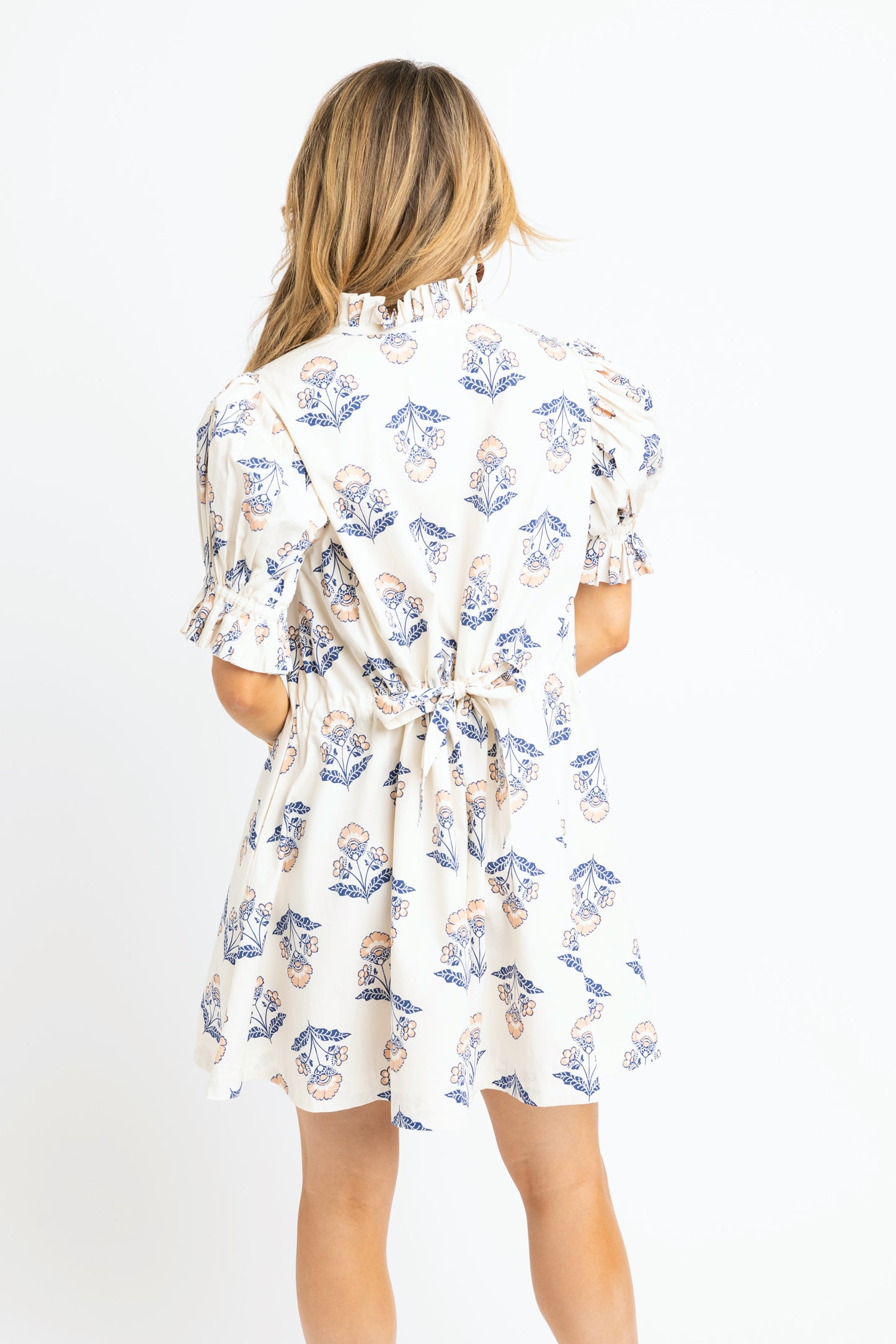 Karlie Vintage Floral Print Dress