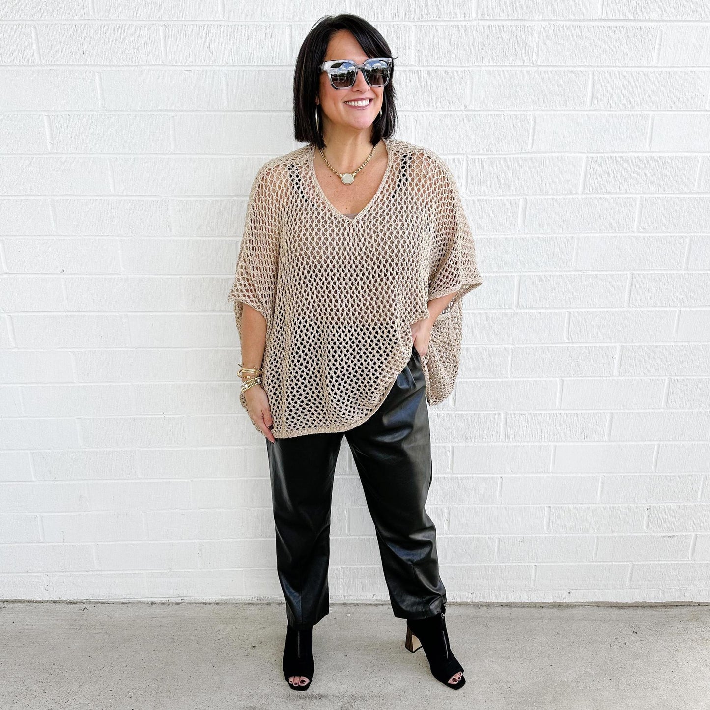 Oversized Knit Top