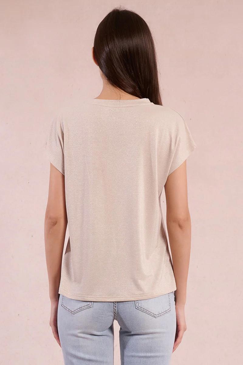 Knit Shimmer Tee