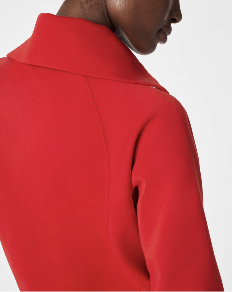 SPANX AirEssentials Half Zip- Red