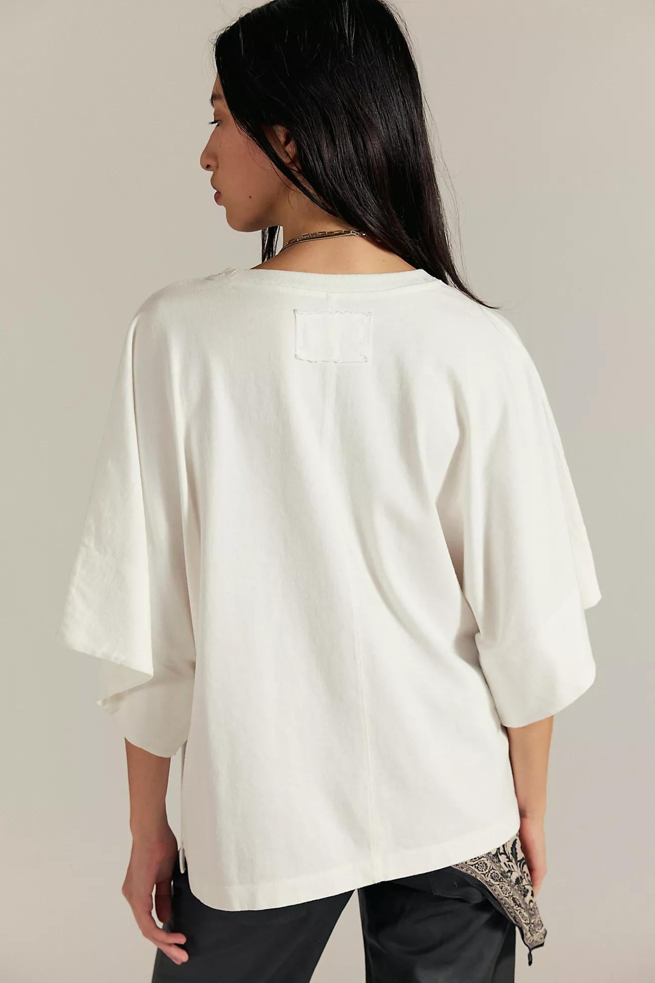Free People Atlas Tee- Clean Ivory