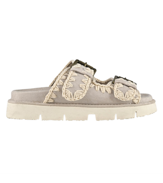 Mou Bio Sandal- Chalk