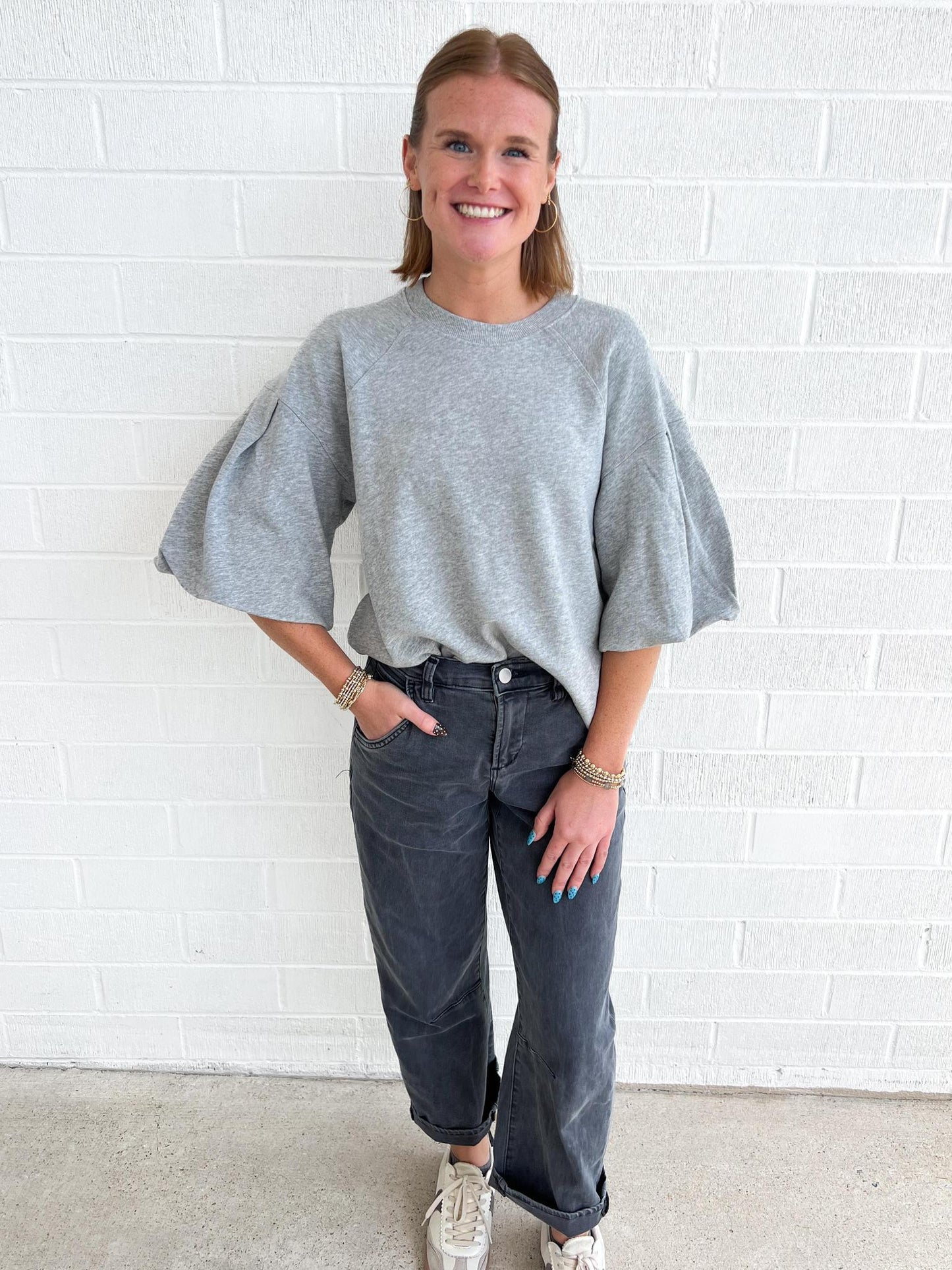 Dear John Matteo Sweatshirt- Grey