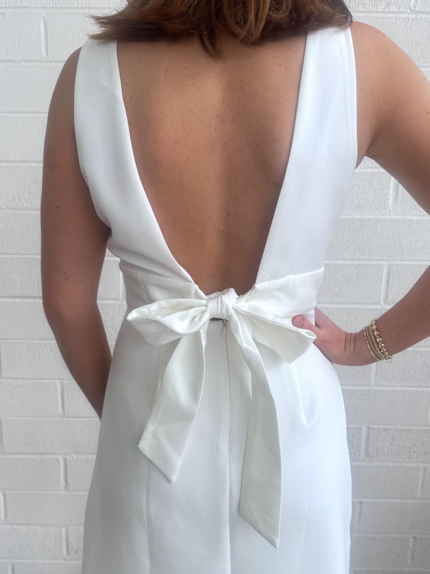Bow Back Mini Dress